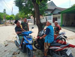 Pupuk Kebersamaan, Babinsa Komsos Dengan Tokoh Agama