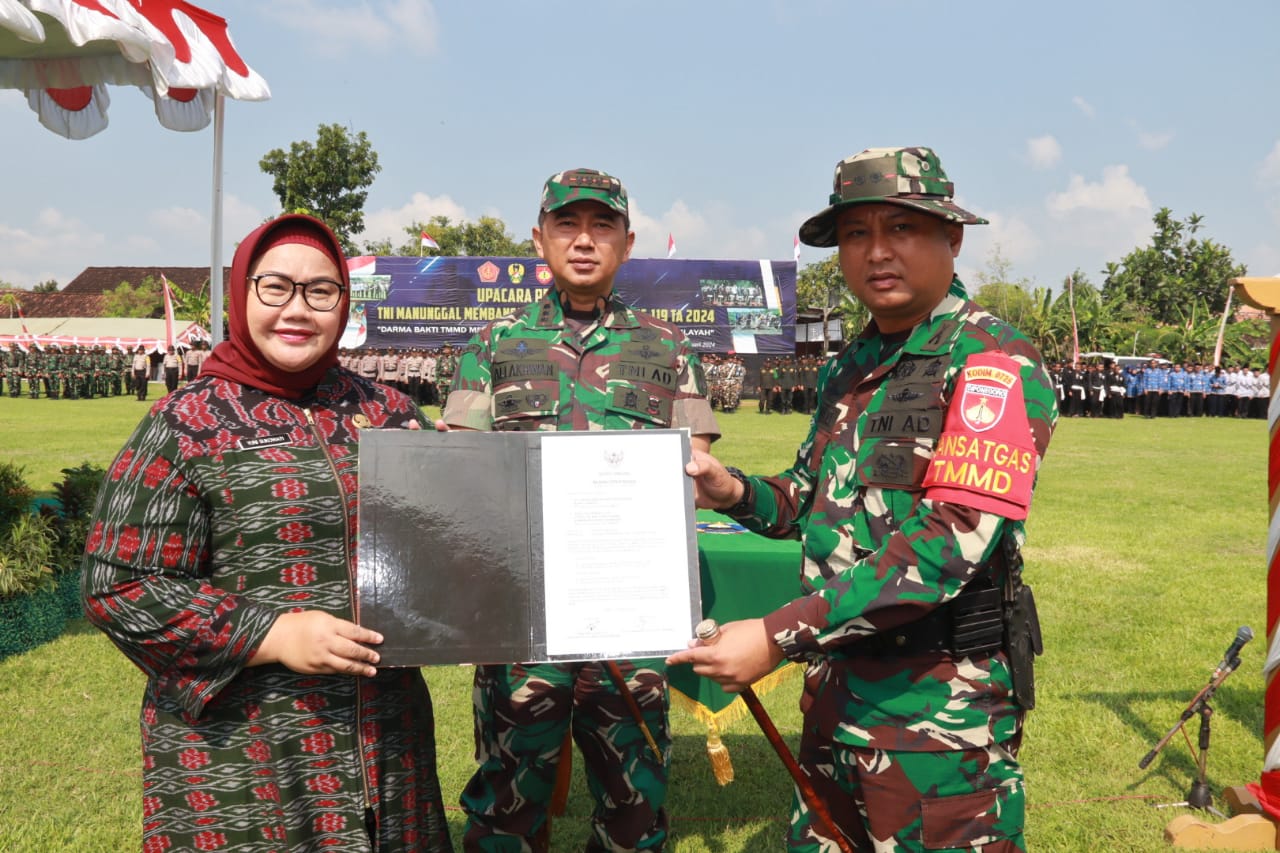 Bupati Sragen resmi buka TMMD Reguler 119 di Sragen di Gedongan Plupuh