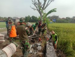 Kekompakan masyarakat Dan Anggota Satgas Melangsir Batu Kekompakan masyarakat Dan Anggota Satgas Melangsir Batu