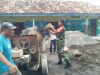 Dukung Pembangunan Sarana Dan Prasarana Pendidikan, Babinsa Gotong Royong Renovasi TK Pertiwi