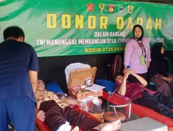 Buka TMMD REG ke-119 Kodim 0725/Sragen gelar Donor Darah dan Pengobatan Massal. Buka TMMD REG ke-119 Kodim 0725/Sragen gelar Donor Darah dan Pengobatan Massal.