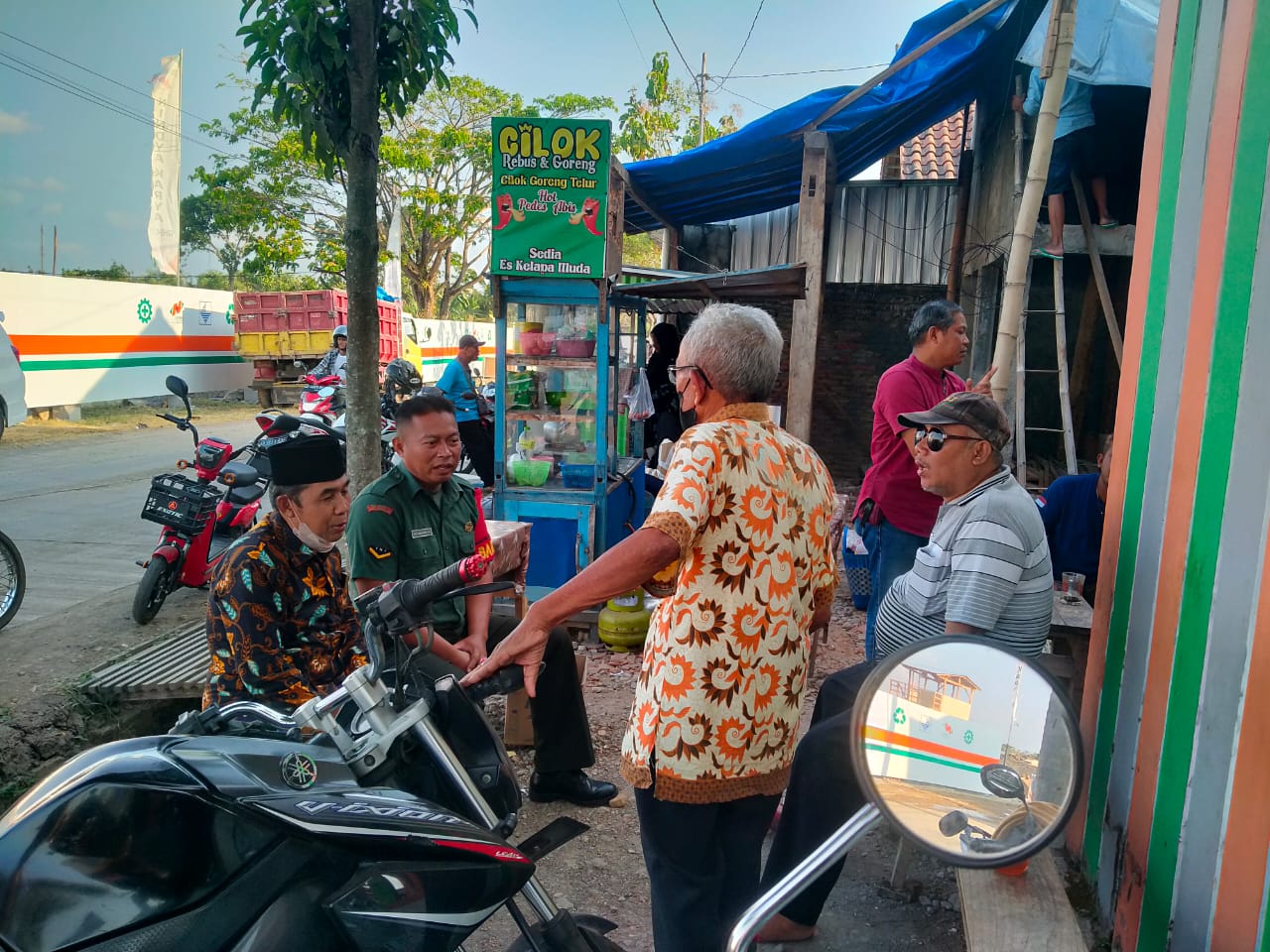 Curah Hujan Tinggi, Babinsa Imbau Warga Waspada Banjir