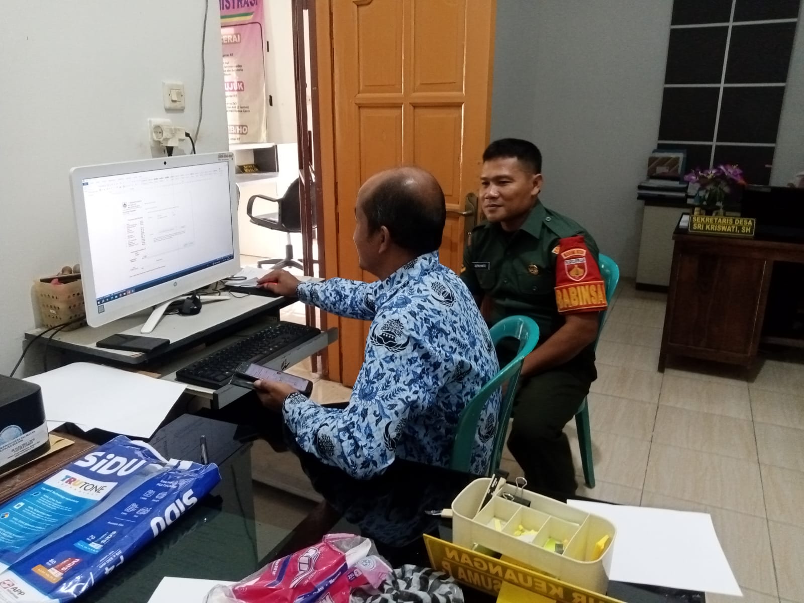 Tingkatkan Sinergitas Babinsa Melaksanakan Komsos Dengan Apdes