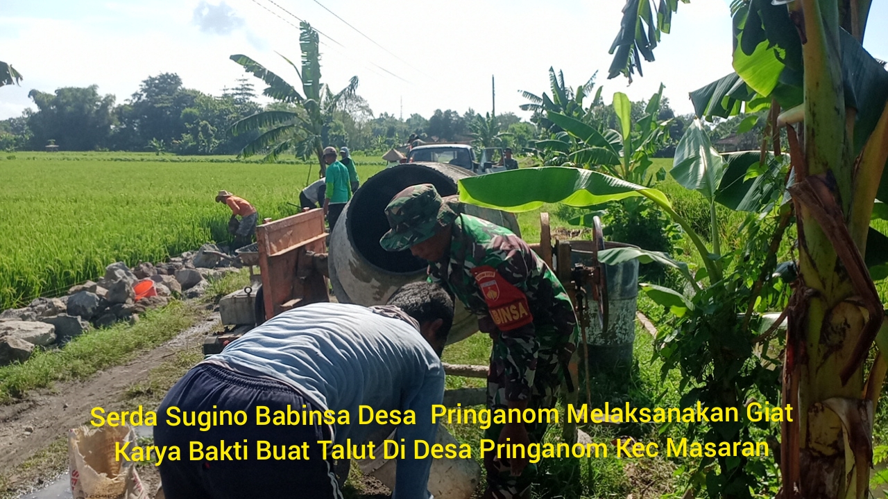 Babinsa Bangun Talud Irigasi, Menurutnya Ini Penting untuk Meningkatkan Produktivitas Desa Babinsa Bangun Talud Irigasi, Menurutnya Ini Penting untuk Meningkatkan Produktivitas Desa