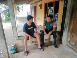 Di Bulan Ramdhan Babinsa Ingatkan Warga Tingkatkan Kualitas Keimanan