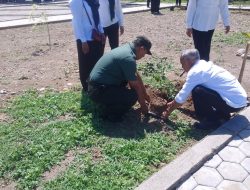 Peduli Lingkungan, Babinsa Lakukan Penanaman Pohon Bersama Perangkat Desa