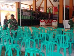 Menjelang kunjungan tim Wasev satgas TMMD Reguler Sragen percantik kotis.