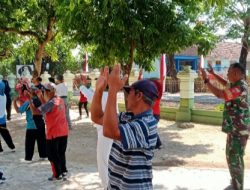 Babinsa Wonotolo : Tingkatkan Kesehatan dengan Gerakan Senam Jantung Sehat