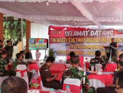 Bupati Sragen Apresiasi Tim wasev TMMD Reg-119 Bupati Sragen Apresiasi Tim wasev TMMD Reg-119