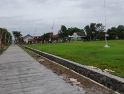 Lapangan Gedongan sekarang terlihat bersih setelah ditalud Lapangan Gedongan sekarang terlihat bersih setelah ditalud