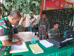 Kesibukan Staf Teritorial Jelang Penutupan TMMD Kesibukan Staf Teritorial Jelang Penutupan TMMD