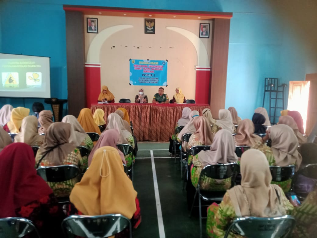 Sosialisasi Keluarga Indonesia Sehat Tanpa Narkoba , Ini Harapan Batuud Koramil Masaran Sosialisasi Keluarga Indonesia Sehat Tanpa Narkoba , Ini Harapan Batuud Koramil Masaran
