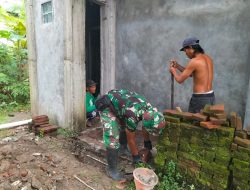 TMMD Kodim Sragen Bangun Jamban Sehat Di Mushola