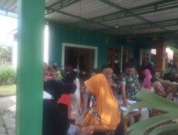 Peran Aktif Babinsa dampingi Posyandu