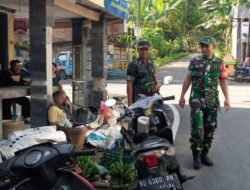 Jaga Kondusifitas Babinsa Monitoring Wilayah