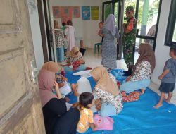 Bulan Penimbangan, Babinsa Pantau  Perkembangan Balita di Wilayah Bulan Penimbangan, Babinsa Pantau  Perkembangan Balita di Wilayah