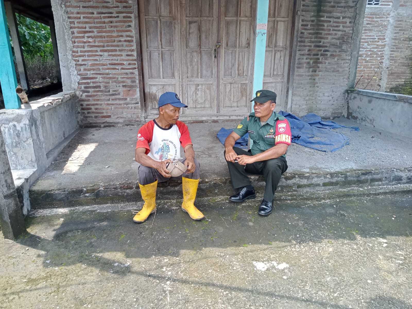 Guna Memberikan Pelayanan Maksimal, Babinsa Aktif Monitoring Wilayah