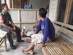 Babinsa Jatibatur  Imbau Warga Hati-hati Tinggalkan Rumah saat Mudik