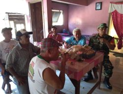 Warung Makan Mas Hariyanto  Dijadikan Sarana Dalam Komunikasi Sosial Oleh Babinsa Kel. Gemolong