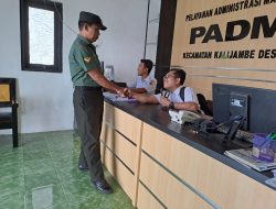 Perbaharui Data Wilayah, Babinsa Rutin Komsos Dengan Perangkat Desa