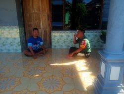 Sertu Supodo Berikan Saran, Guna Pemberdayaan Karang Taruna