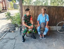 Agar Selalu Dekat dan Akrab Dengan Warga Babinsa Gelar Komsos