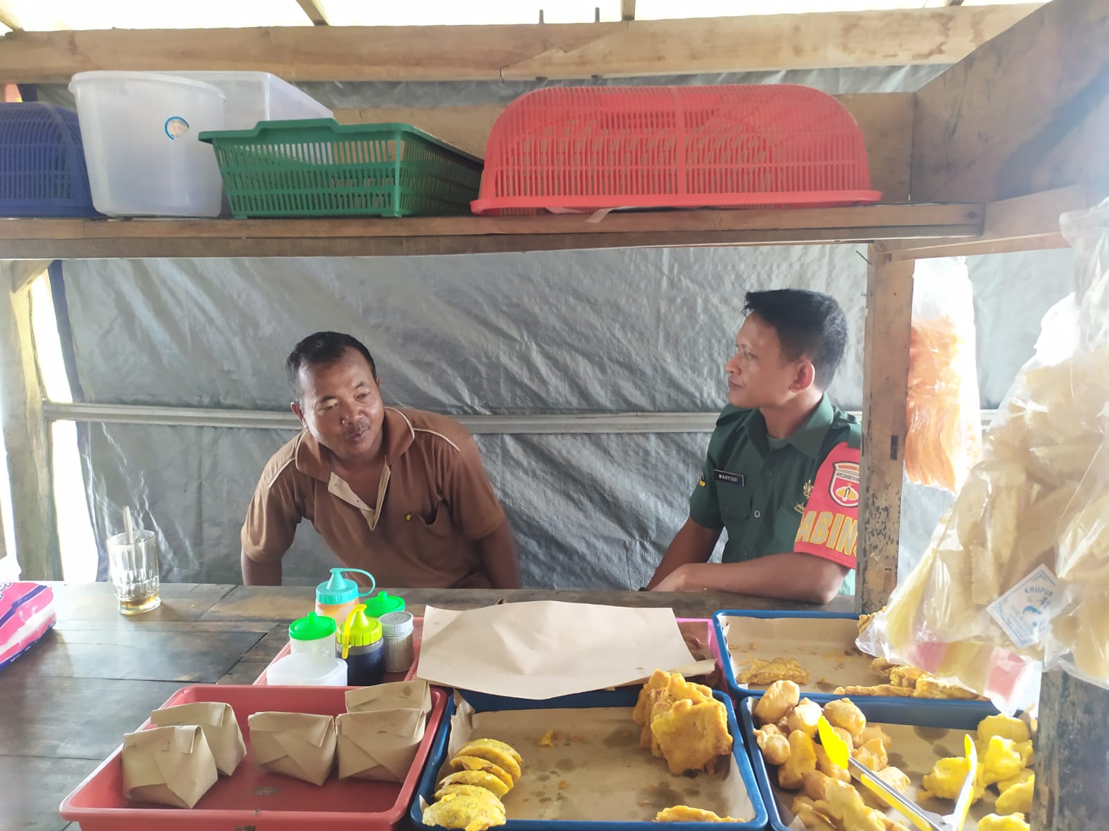 Warung Hik Jadikan Sarana Bina Jaring Ter Babinsa