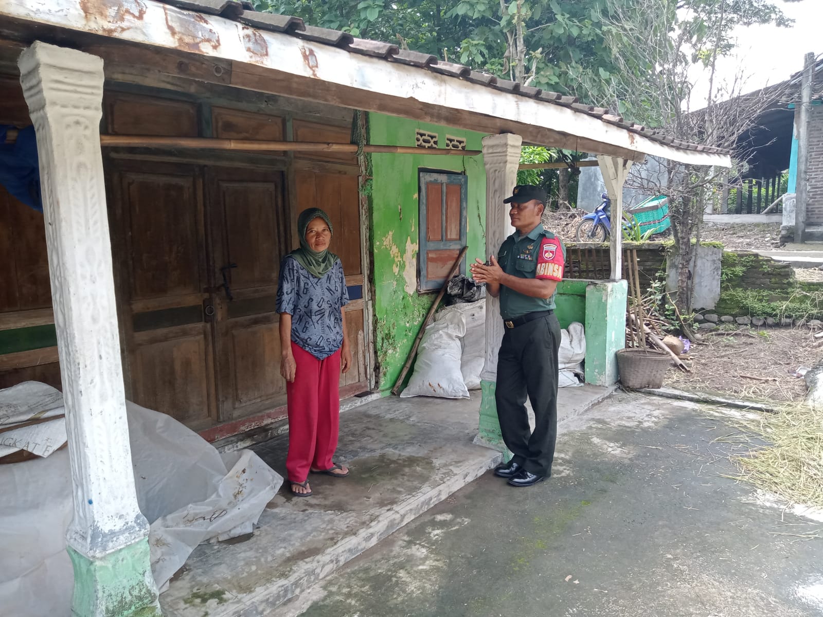 Babinsa Bina  Jaring Teritorial Dengan Metode Komunikasi Sosial