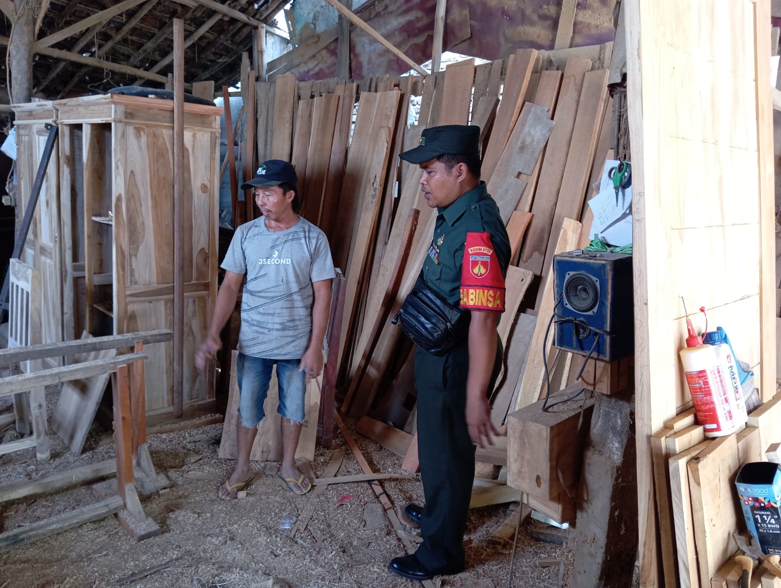 Waspadai Haljol Di Wilayah Binaan, Babinsa Aktif  Bina Jaring Ter