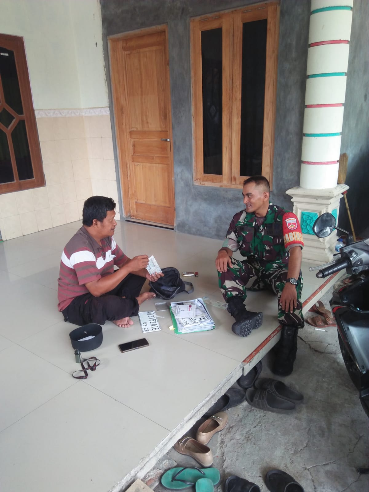 Pembinaan Jaring Teritorial Babinsa Dengan Cara Mengunjungi Warga Masyarakat