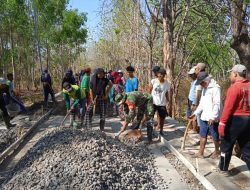 Target Cor Jalan  Tercapai, Akses Warga Makin Cepat
