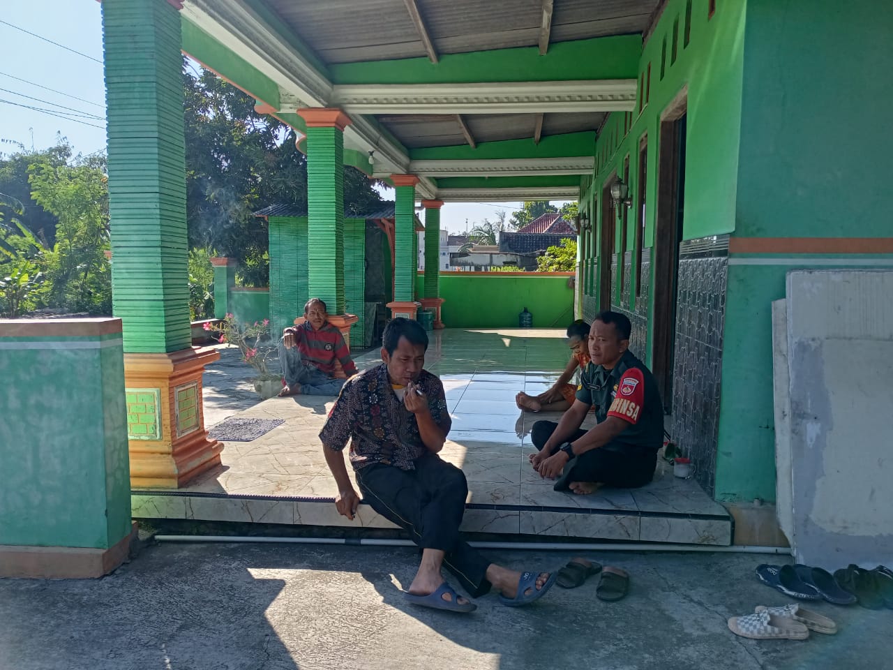 Demi Menjalin Hubungan Baik, Babinsa melaksanakan Komsos Dengan Warga Binaan