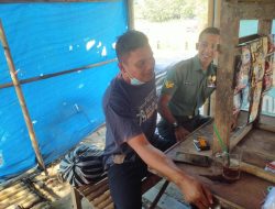 Babinsa Himbau Masyarakat Waspada, Cuaca Ekstrem Diperkirakan Hingga Mei 2024