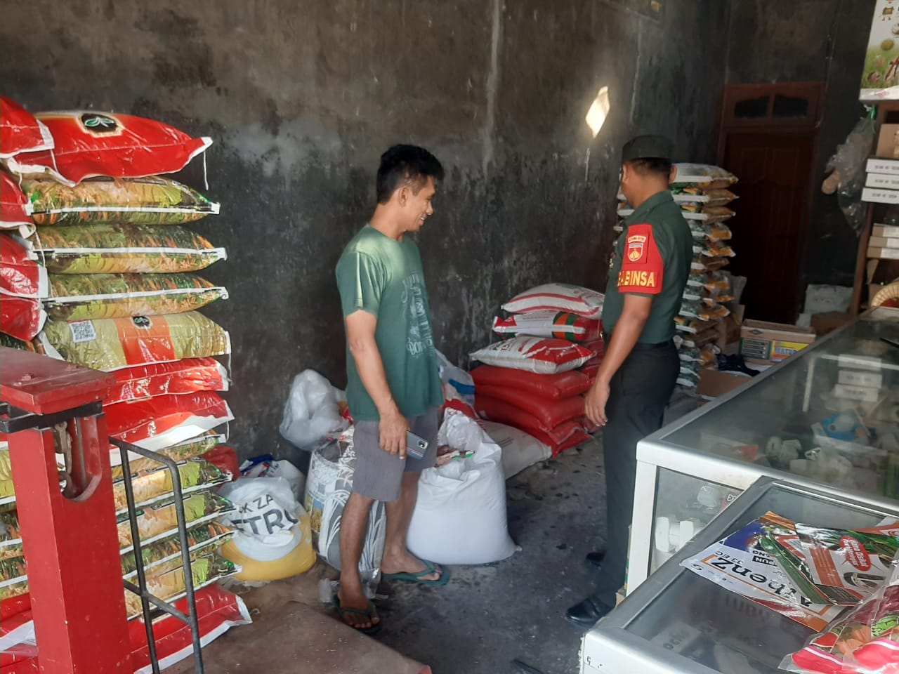 Pendataan Harga Pupuk oleh Babinsa, Antisipasi Penyelewengan