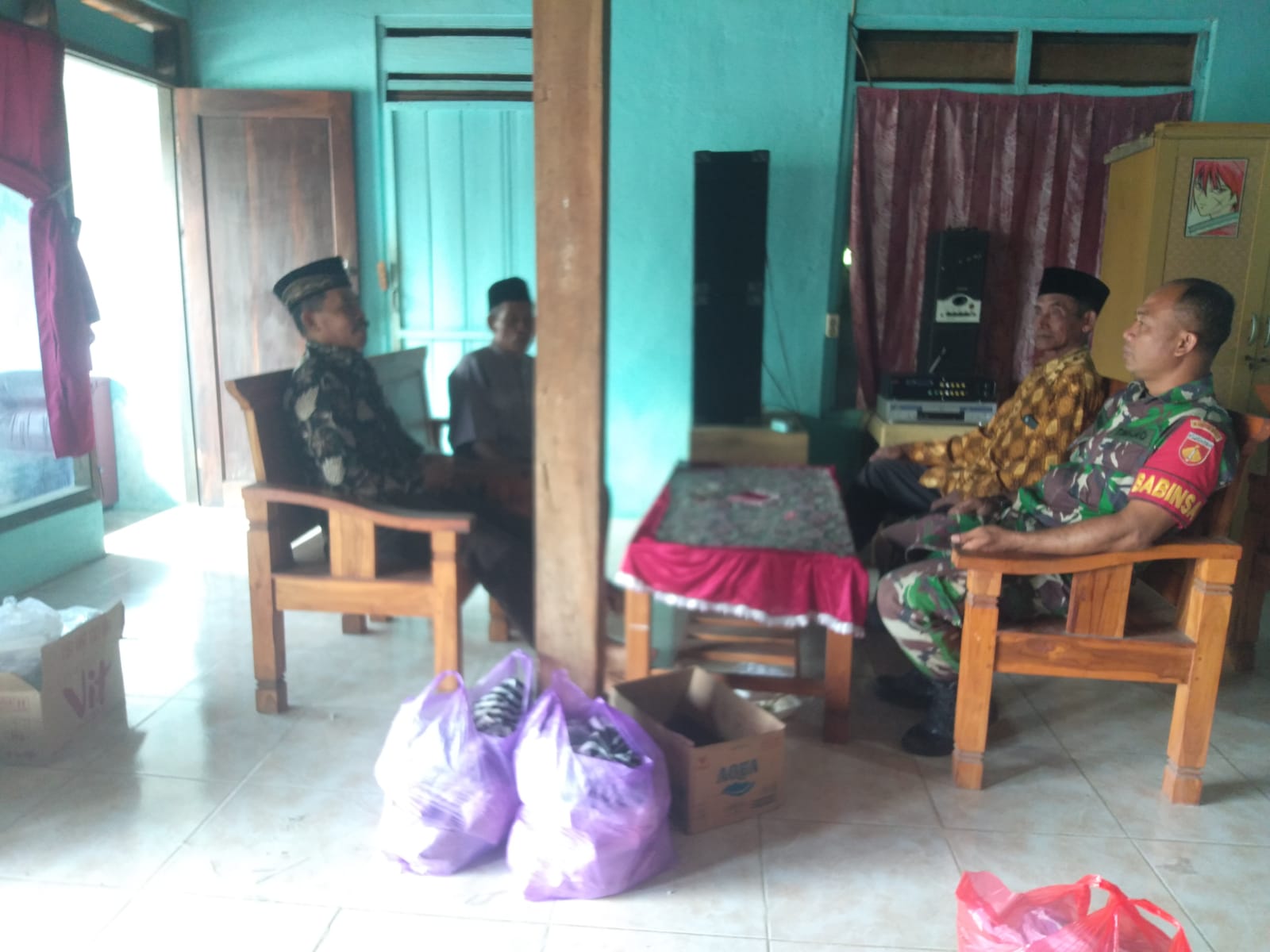 Imbauan Babinsa: Tidak Membakar Sampah Sembarangan