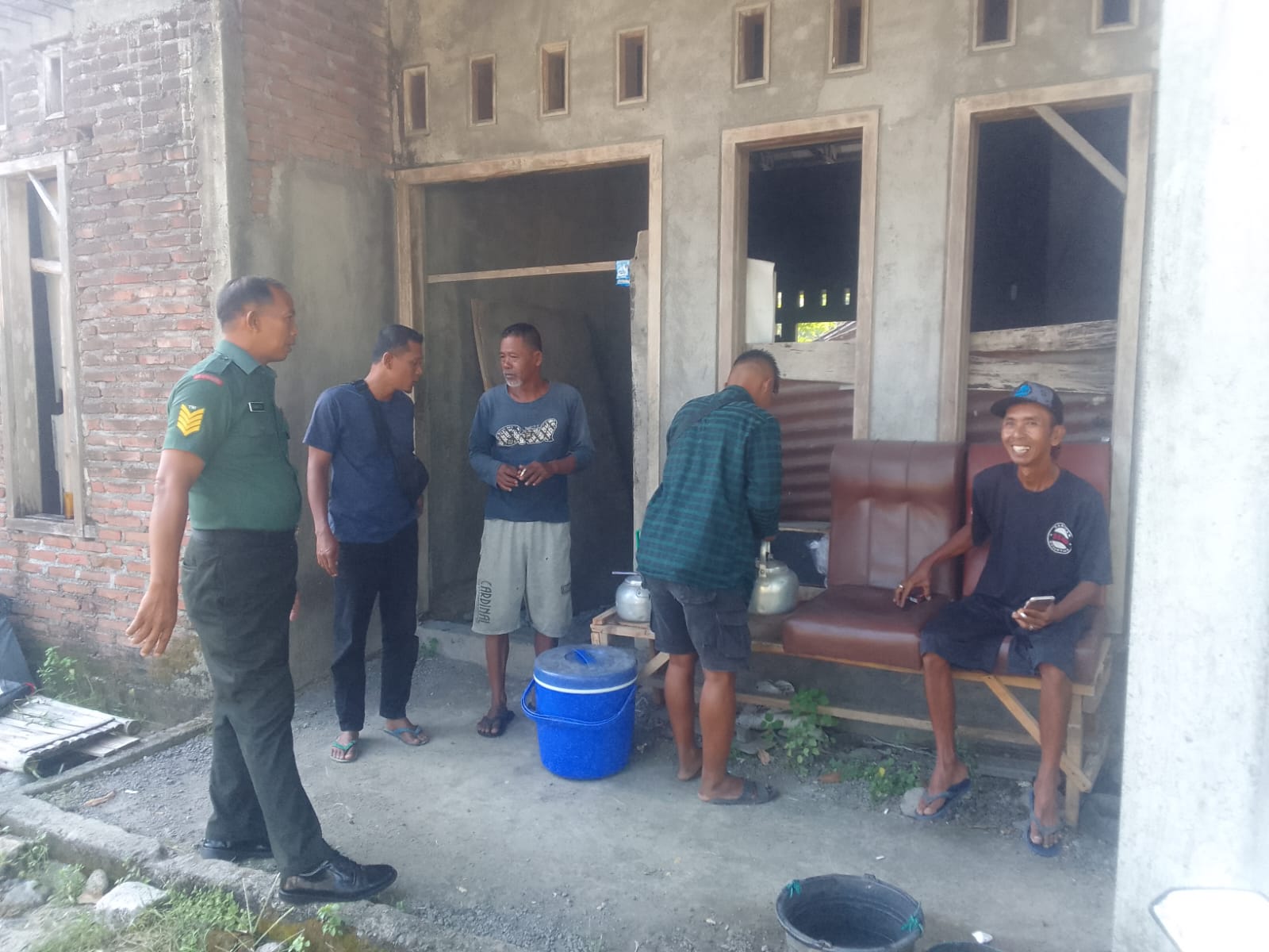 Membaur dengan Kumpulan Warga Binaan, Ini Pesan Serma Sarto