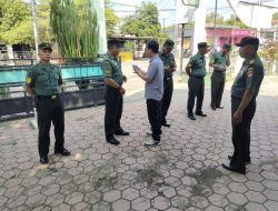 Danramil Sukodono Sidak HP Anggota Terkait Judi Online
