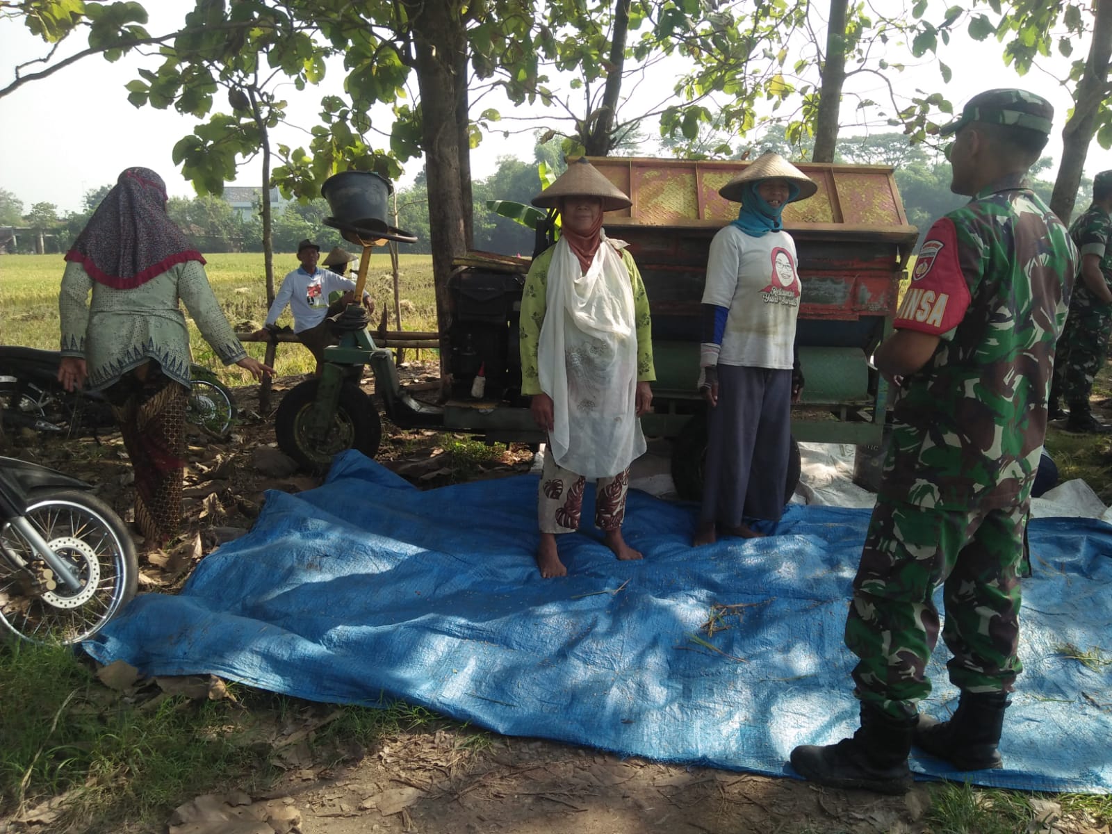 Dialog Hangat antara Babinsa Plumbungan dan Petani