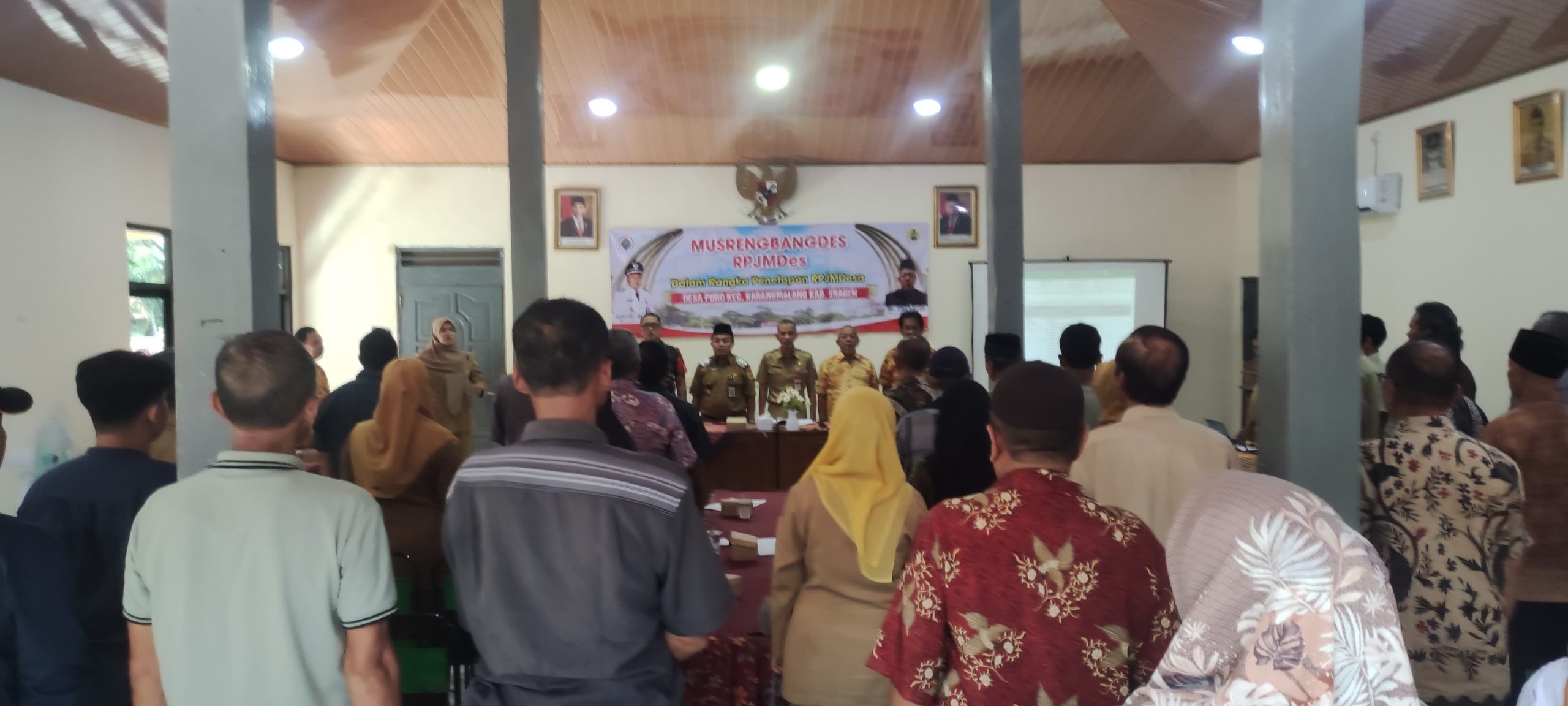 Babinsa Puro Mendukung Musrenbang RPJM Desa untuk Pembangunan yang Partisipatif