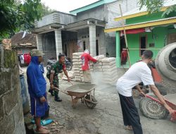 Kerja Bakti Membangun Jalan Contoh Nyata Sinergi Babinsa dan Warga