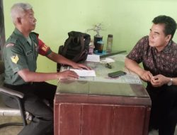 Babinsa Mempererat Silaturahmi dengan Aparat Desa Bentuk Kolaborasi untuk Kesejahteraan Bersama