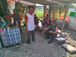 Babinsa Himbau Warung Jaga Kebersihan