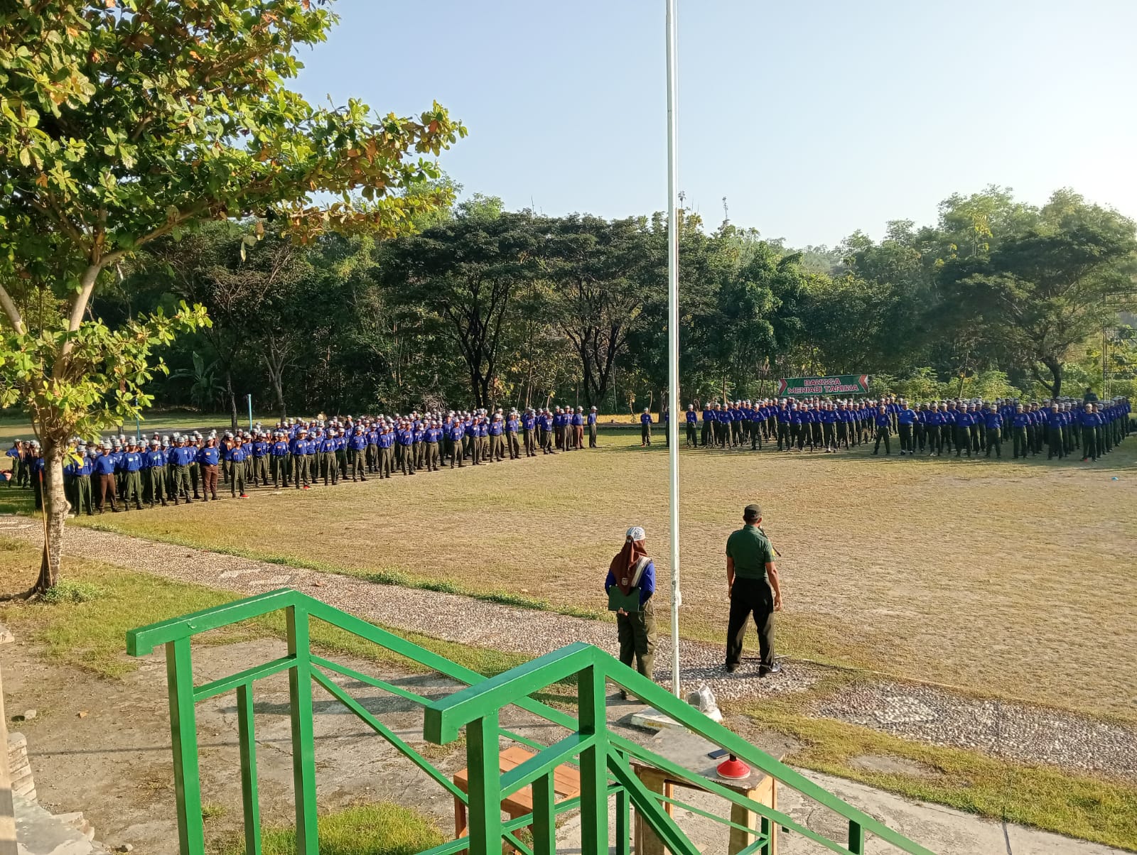 Bina Generasi Muda, Babinsa Ajarkan Pelatihan Bela Negara