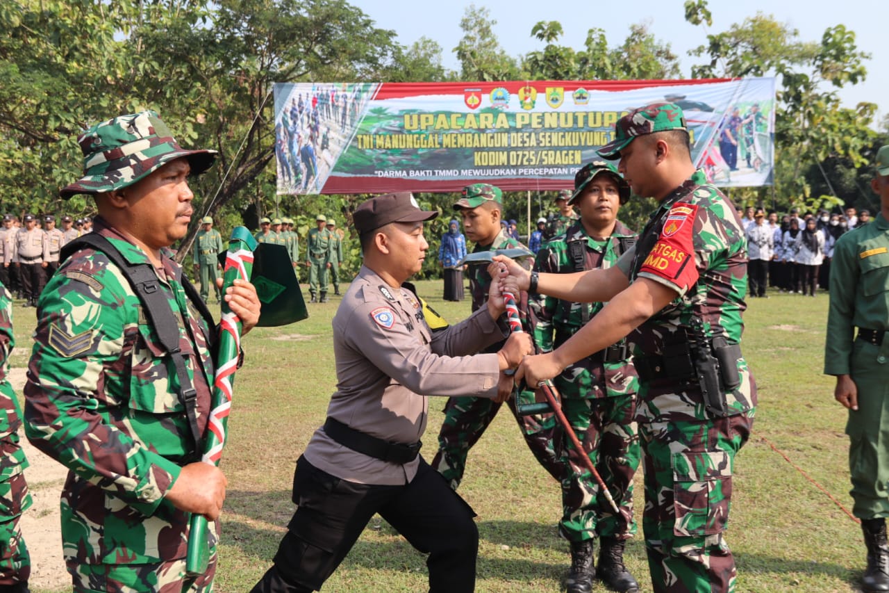 Tutup TMMD Jekawal, Dandim Sragen sampaikan selesai 100%