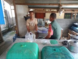 Babinsa Mengingatkan  Pedagang Bakso akan Pentingnya Kebersihan dan Kesehatan