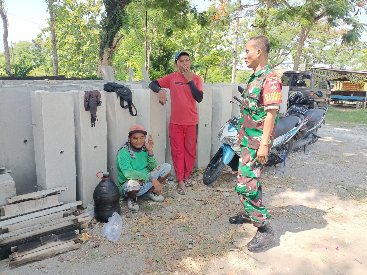 Pesan Sertu Teguh Kepada Warga Soal Judi Online