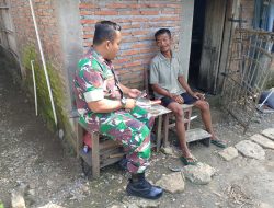 Demi Menjalin Hubungan Baik, Babinsa melaksanakan Komunikasi Dengan Warga Binaan