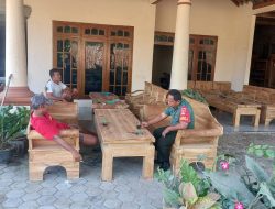 Kunjungan Babinsa Bukti Jalinan Kedekatannya Dengan Tokoh Masyarakat