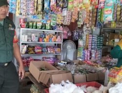 Babinsa Cek Harga Sembako di Pasaran
