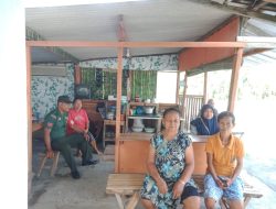 Babinsa Desa Peleman Memberikan Himbauan Kepada Warga Antisipasi Menghadapi Musim Kemarau